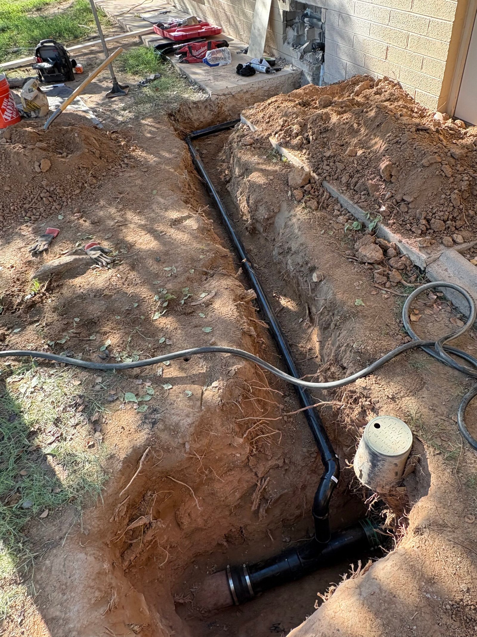 main sewer repair