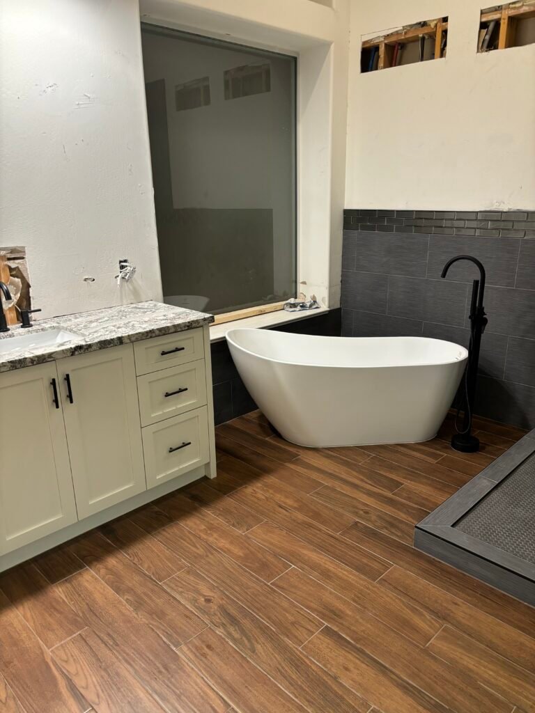 Bathroom fixtures installed by Stiger Plumbing Solutions